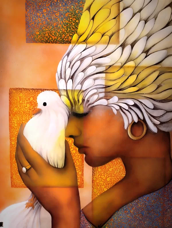 70x100 Bird girl 