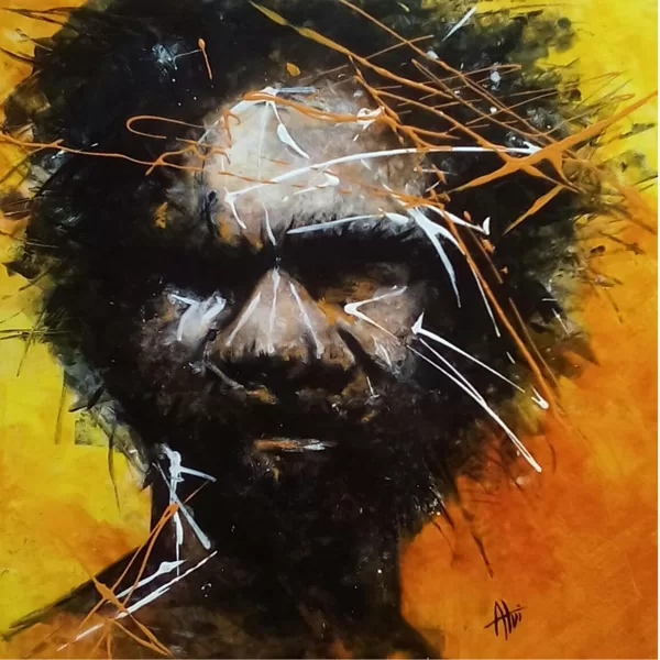 60X60 " ABORIGINAL GENOCIDE 3 "