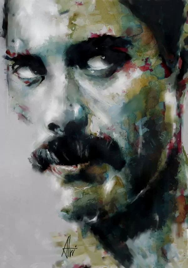70X120 " F.MERCURY (Queen) "