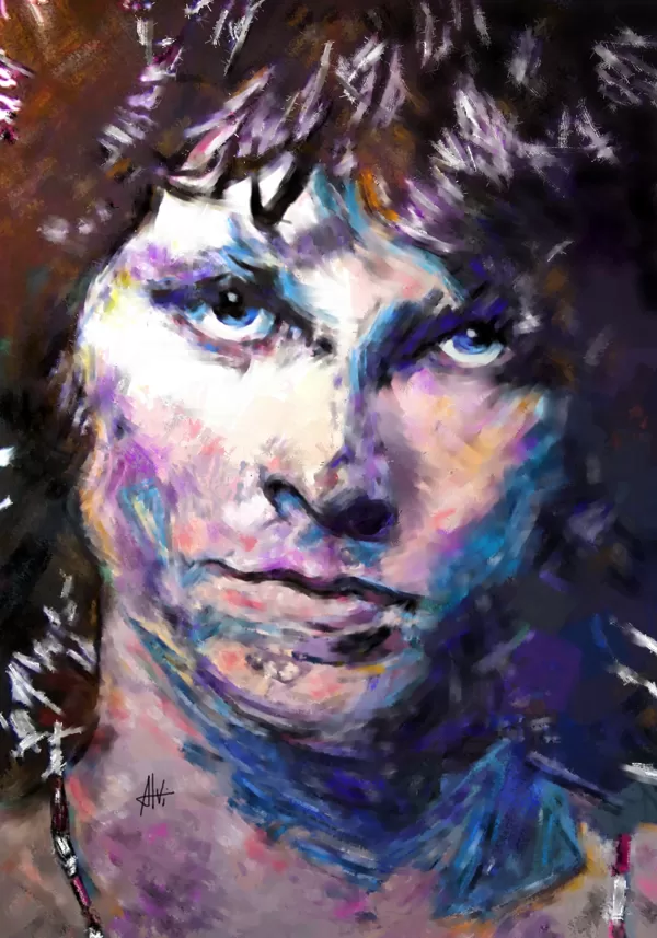 70x120 " JIM MORRISON ( Doors ) "