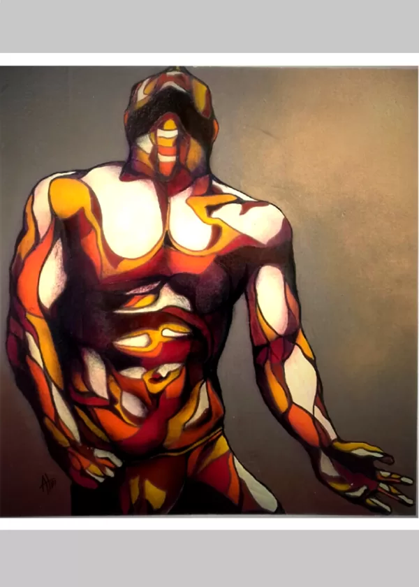 guitarmen 60x60 acrilico 